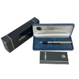 A boxed Inoxcrom gold plated pen