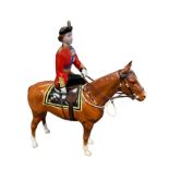 Beswick H.M. Queen Elizabeth II mounted on ‘Imperial’ Trooping the Colour by Beswick England. Height