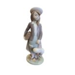 Lladro. Otono Infatil (Autumn) No. 5218 figurine, excellent in good box with packing pieces.