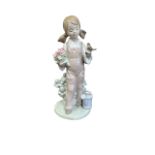 Lladro. Spring No. 5217 figurine, excellent in incorrect good box No. 6419 with packing pieces.