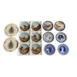 Collection of boxed commemorative plates (14), to include Spode "Christmas Tree2 plates (2),