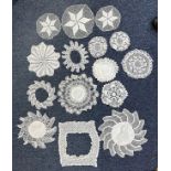 Crochet lace doily / table mats or decorations (14)