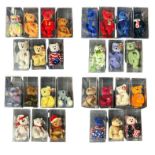 TY Beanie Babies. Qty 28 teddy bears, excellent in excellent clear plastic presentation cases,