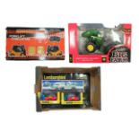 Modern toys Britains 1/16th scale Big Farm remote control John Deere 6430 tractor No. 42518 and
