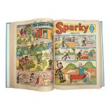 Sparky comic 1968 January to June issues bound in volume, in excellent condition.