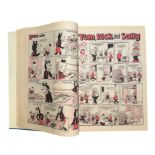 Beano comic 1977 complete year set bound in volume, in excellent condition, odd copy with a name