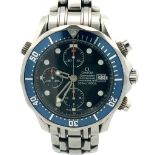 Omega - 2004 stainless steel gentlemen's chronograph Omega Seamaster Professional bracelet watch -