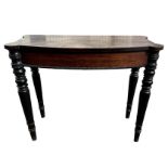 Unusual mid 19th Century mahogany hall or pier table