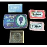 Ladies Boudoir Safety Razor’s (5), to include two Geo. H Lawrence Ltd (Sheffield) small tin boxes