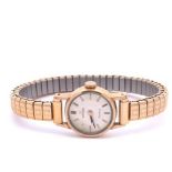 A 1969 ladies Omega Geneve bracelet watch with baton numerals. Please see the buyer's terms and