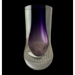 Svaja – Large purple interior vase with air bubbles