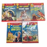 Super Detective Library - RIP KIRBY - 5 copies with numbers 122, 124, 128, 130 and 140, in good to