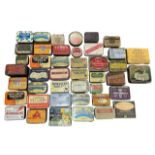 A collection of lozenge and pastille tins, in mixed condition, to include Regisan Bronchial