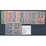 Bechuanaland Protectorate – 1955-58 set to 10/ Mint. (SG 143-153), Cat. £95.