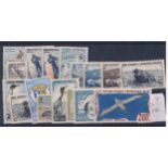 French Antarctic Territory – 1956-60 set to 200f Mint. (SG 2-18), Cat. £500.