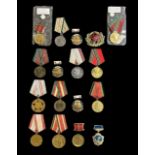 Russia – Group of various Soviet Medas largely modern, to include; Soviet 50th Anniversary Medal,