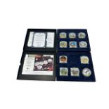 Celebrating Great Britain set of 11 50mm gold-plated "NumisProof" pictorial medals featuring British