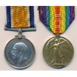 First World War - Claude S H Norris – First World War British War Medal & Victory Medal awarded to