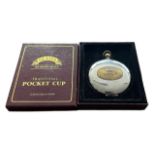 Glayva Liqueur ‘Traditional Pocket Cup’ Edinburgh Military Tattoo flask, boxed.