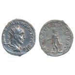 Aemilian (AD 253) AR Antoninianus. Obverse: IMP AEMILIANVS PIVS FEL AVG, radiate, draped and