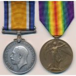 First World War – Arthur. J. Sharp – First World War British War Medal & Victory medal pair