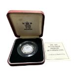 1992-1993 Dual Date EEC 50p silver proof FDC, issued by the Royal Mint, in box of issue with