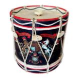 Royal Marines Ice Bucket / Biscuit Barrel, shaped like a drum.