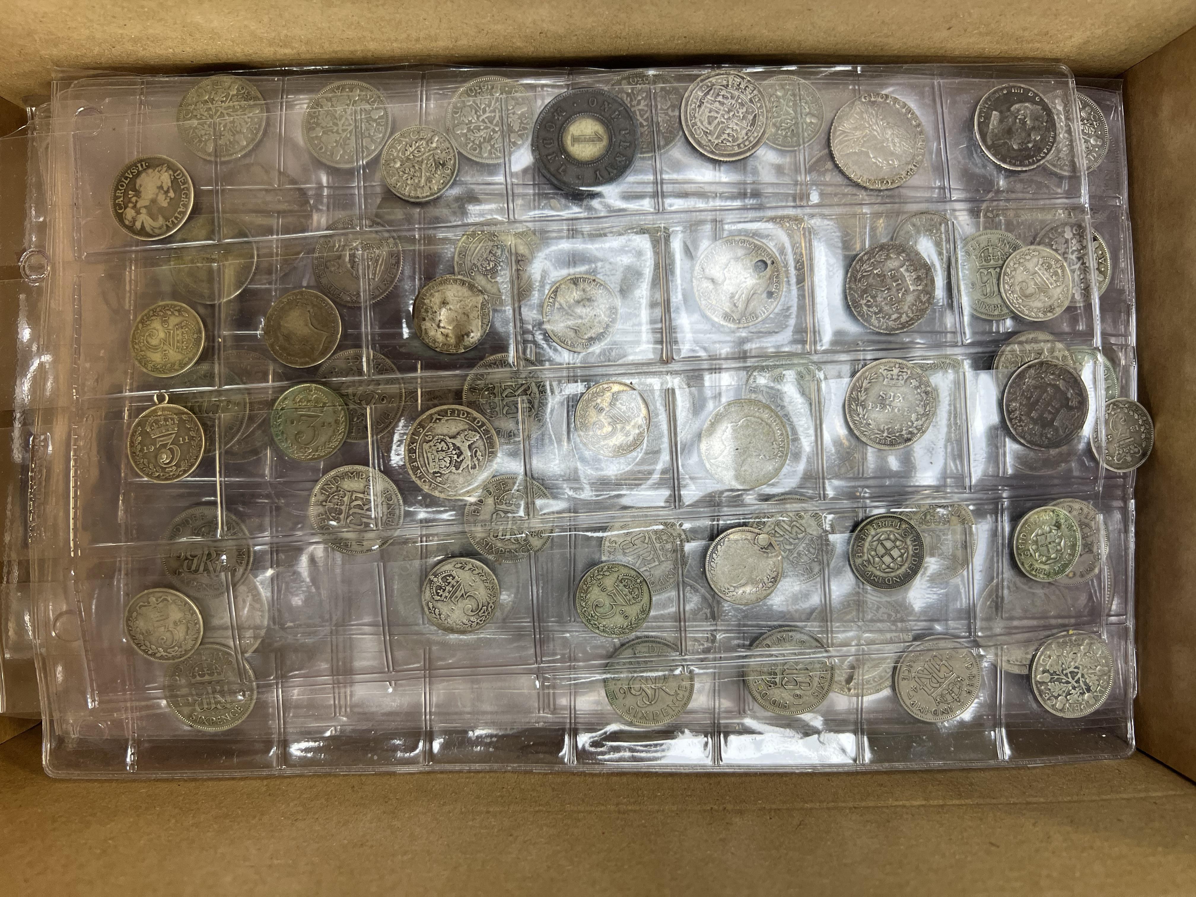 Mainly 19th and 20th Century pre-decimal collection in mixed condition with good silver content,