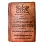 The City of London Imperial Volunteers (CIV) 1900 notepaper holder inscribed to front "For Service