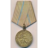 Russia – Soviet Defence of Odessa Medal, scarce, with ribbon.