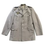 German Bundeswehr Grey Police Blazer, four buttons to front, four pockets.