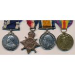 First World War – G. Pither – Medal Group with 1914-15 Star Trio & George V Naval Conduct Medal