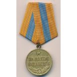 Russia – Soviet Taking of Budapest medal, with ribbon.