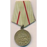 Russia – Soviet Defence of Stalingrad medal, with ribbon.