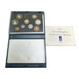 UK 1992 proof coin collection, including 1992/93 dual dated EEC fifty pence, cased with