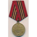 Russia – Soviet Capture of Berlin Medal, with ribbon.