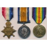 First World War – Fredk E Willshaw – First World War 1914-15 Star Trio awarded to 16356 A-BMBR F E