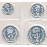 2000 Silver Proof Maundy Set - Sealed in plastic wrapper.