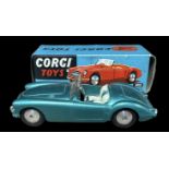 Corgi MGA Sports Car No. 302, generally excellent in excellent Corgi Toys blue box, with metallic