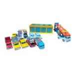 Corgi. Qty 14 Husky collection, generally excellent to good, with Ford D series Car Transporter (