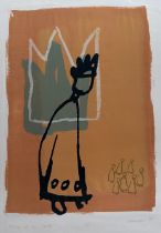 Kate Miller (Contemporary), ‘King of the Castle’ limited edition colour screen print (1999), titled,