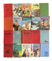 W.E. Johns book collection (41) with Biggles hard backs with dust jackets (10), without (9),