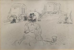 Philip Wilson Steer (British, 1860-1942), ‘Nursemaid’ Original Lithograph on wove paper, unsigned (