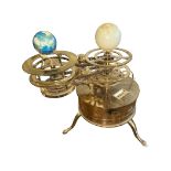 An Eaglemoss constructed brass Orrery / Tellurion. Produced as a partwork this substantial '