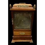 Dutch bracket clock, James Rose Litchfield engraved on face, approx. size: H59cm x W30.5cm x