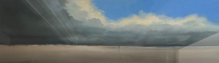 Lawrence Coulson (British, b.1962), Seascape, Limited Edition Print of a vast beach scene with a