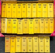 Wisden Cricketers Almanac (28) hardbacks, all with dust-jackets, 1969 and 1981 to 2007, generally