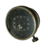 A Smiths car clock, diameter 8cm.