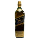 Johnnie Walker Blue Label blended whisky, sealed with tag. Bottle No.G15451JW. ABV 43% / 75cl.