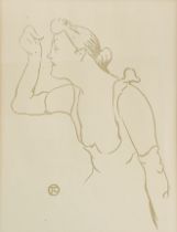 Henri de Toulouse-Lautrec (French, 1864-1901), ‘Paula Brebion’ Lithograph on paper (1893), printed